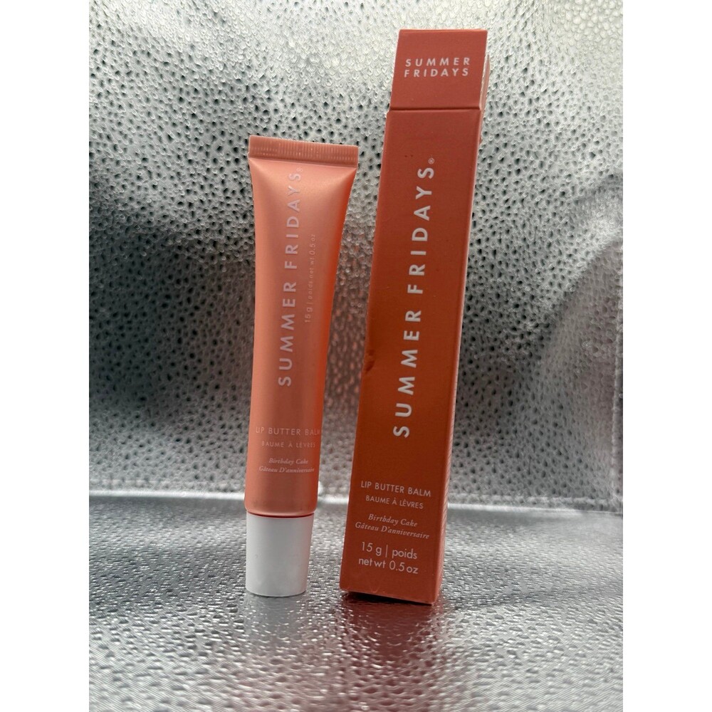 summer friday birthday cake lip gloss